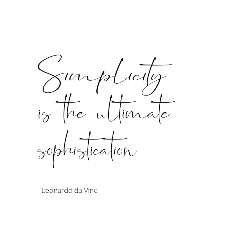 Simplicity quote by Leonardo da Vinci